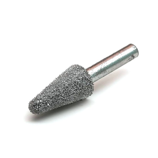 CLIPPER АБРАЗИВ-КОНУС  диам 15/дл 25/диам.хвост 6мм/зер 390 BJ610