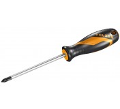 Отвертка крестовая GRIPro, Phillips, PH2, 100 мм TOLSEN TT20154