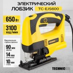 Лобзик электрический TECHNICOM , 650Вт, 220В, 0-45 градусов наклон TC-EJS600