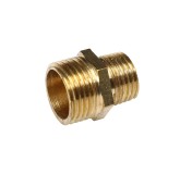 Соединитель резьбовой ER-MM06/04:наруж. резьба 3/8"x1/4" ЭВРИКА /1/10