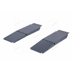 Трапы заездные (опция) 2 шт., двусоставные для низкорамных авто (4450J), серого цвета NORDBERG 01-00017277