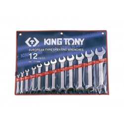 Набор рожковых ключей, 12 предметов king tony 1112mr