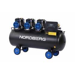 Компрессор безмасляный 380 В, ресивер 160 л, 750 л/мин NORDBERG NCEO160/750