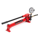 Гидравлический ручной насос, однополостной, с манометром, 700 бар, 0,7 л HRH-PM011002