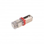 Автолампа T4W (BA9s) 5 SMD 5050 RED 40лм 12V MEGAPOWER /10 /100 OLD M-90125R