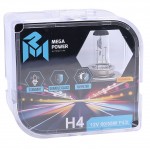 Автолампа H4 (60/55) P43t-38 STANDART (бокс, 2шт) 12V MEGAPOWER /1/10 M-37033022