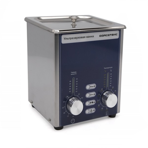 Ультразвуковая ванна с аналоговым управлением, подогревом, дегазацией и модуляцией 2 л ОДА Сервис  (Уценка) ODA-DS20_1