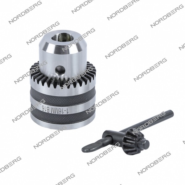 Патрон сверлильный под ключ B16 для ND2053P, ND2554P, ND25116P,  ND2053PV, ND2554PV, ND25116PV ND16KP