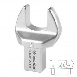 Насадка рожковая серии FIT, 21 мм, 14х18 мм KING TONY 34501221M