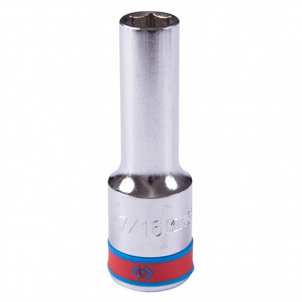 Головка торцевая глубокая шестигранная 1/2, 7/16, дюймовая KING TONY 423514S