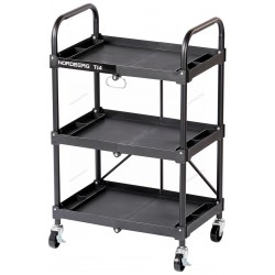 Тележка инструментальная, 3 пластиковые полки, складная NORDBERG T14