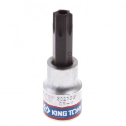 Насадка (бита) торцевая 3/8, Torx, T50, L = 50 мм, с отверстием KING TONY 302750