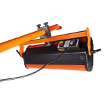 Двухкассетная мобильная ИК сушка на двухсекционной стойке WDK-2A