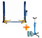 Комплект: Подъемник ROSSVIK T4 + проставки + стойка трансмиссионная 500кг