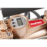 Компрессор  поршневой 150PSI (65л/мин) цифровой манометр двухцилиндровый со светодиодным цифровым манометром 12V MEGAPOWER /1/6 M-53019