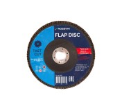 Круг шлифовальный лепестковый ROSSVIK 150*22мм 40 Grit. Тип29, Zr, 80м/с, 10200об/мин