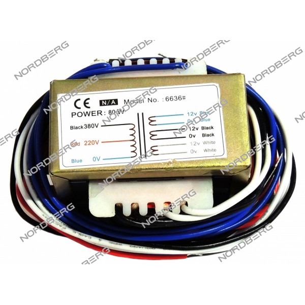 Трансформатор контрольный 80Вт для NORDBERG WS 000002552