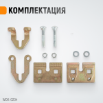 Захват кузовной плоский, двухстороннего действия 5 т/3 т. Ширина губок 120 мм WDK-0204