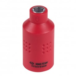 Головка торцевая диэлектрическая шестигранная 3/8, 6 мм KING TONY 3335VE06M