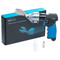 Пневмоножницы 2200 ход/мин, сталь до 1,5 мм, пистолетная рукоять NORDBERG NP6113