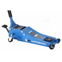 Домкрат подкатной 4 т, низкий подхват, педаль NORDBER Домкрат подкатной 3т с механическим стопором NORDBERG N3203LG N32039