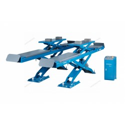 Подъемник ножничный для сход-развала 4,5 т, 380 В, 2 уровня, аварийное опускание, синий NORDBERG N635-4,5B_380_H