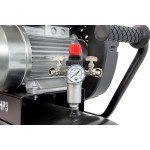 Масляный поршневой компрессор с ременным приводом:423 л/мин, 10 бар; 220В/2,2 кВт, 100 л WDK-91053