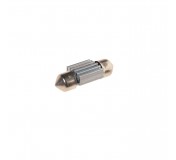 Автолампа C5W (SV8,5) 2 SMD 5050 WHITE 6000K с блокиратором ошибок CANbus 40лм   12V MEGAPOWER /10 /100