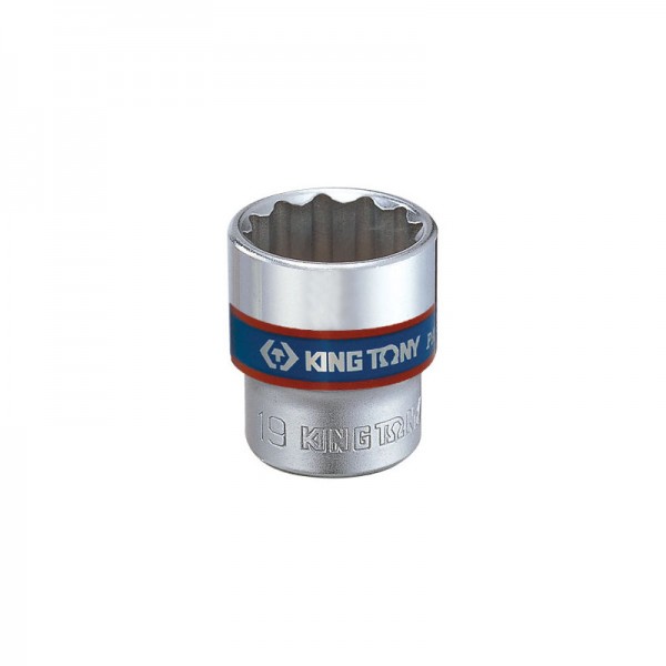 Головка торцевая стандартная двенадцатигранная 3/8, 18 мм KING TONY 333018M