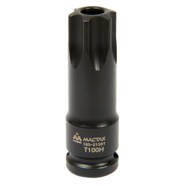 Насадка (бита) торцевая 1/2, TORX TR, T100H, L=78 мм, для шкива распредвала МАСТАК 103-21301