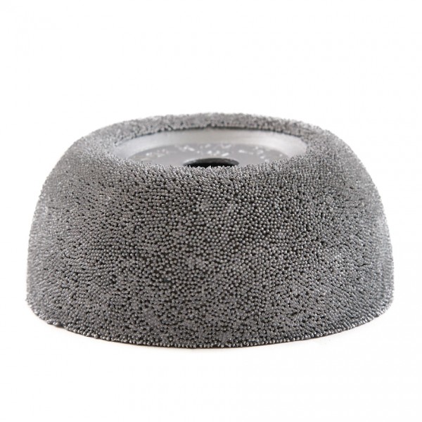 Полусфера шероховальная, Ø63,1x26,9мм, AH 9,5мм, 170 Grit NS107