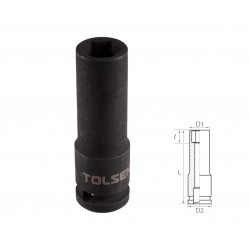 Головка торцевая ударная глубокая шестигранная 1/2, 13 мм TOLSEN TT18263