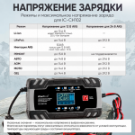 Импульсное зарядное устройство 12/24В с функцией восстановления iCartool IC-CH102