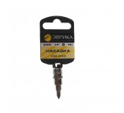 Насадка ER-93101H 1/4" DR филлипс PH.1 (с держателем) ЭВРИКА 1/240