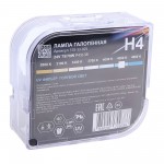 Автолампа H4 (75/70) P43t-38 BLUE WHITE 4300K (бокс, 2шт) 24V MEGAPOWER /1/10 M-37033025