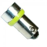 Автолампа T20W (BA9s) SMD LED+50% SUPER BRIGHT YELLOW 60лм   12V MEGAPOWER /10 /100 /1000 M-50422Y