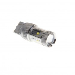 Автолампа W21/5W (W3*16q) 6 SMD WATTS CREE WHITE 480лм 6000K 12V MEGAPOWER /10/50 OLD