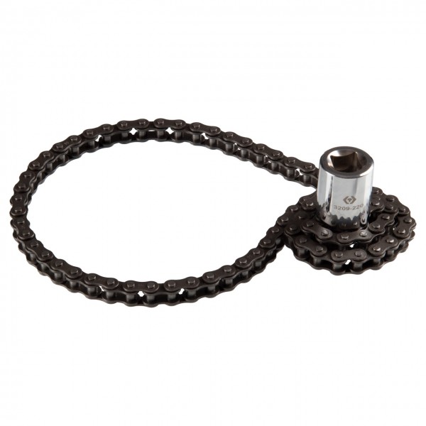 Съемник масляных фильтров, 60-220 мм, 1/2, цепной KING TONY 3209-220