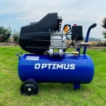 Компрессор поршневой, 300 л/мин, 2.2 КВт, 220 В, ресивер 24 л OPT-302430