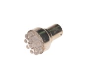 Автолампа P21W (BA15s) 12 LED WHITE 6000K 84лм   12V MEGAPOWER /10 /100
