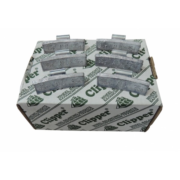 CLIPPER ГРУЗИКИ 0335 балансировочные для литых дисков 35гр. (набор 50шт.) CLIPPER 0335 (набор 50 шт.)