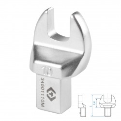 Насадка рожковая серии FIT, 10 мм, 9х12 мм KING TONY 34501110M