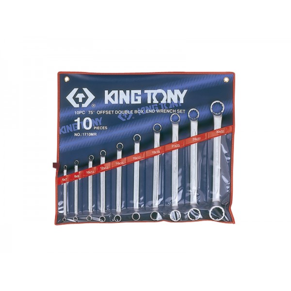 Набор накидных ключей,10 предметов king tony 1710mr