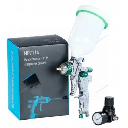 NORDBERG КРАСКОПУЛЬТ NP7114 HVLP с верхним баком, сопло 1,4 мм, в коробке