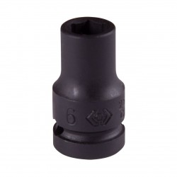 Головка торцевая ударная шестигранная 1/4, 6 мм KING TONY 253506M