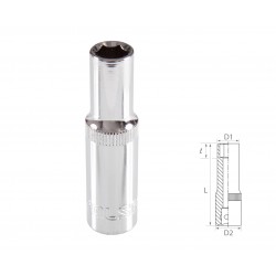 Головка торцевая глубокая шестигранная 3/8, 9 мм TOLSEN TT16359