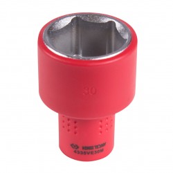 Головка торцевая диэлектрическая шестигранная 1/2, 30 мм KING TONY 4335VE30M