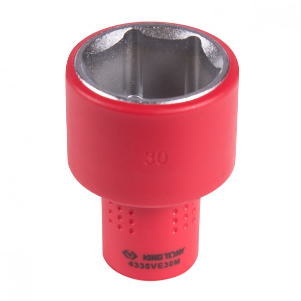 Головка торцевая диэлектрическая шестигранная 1/2, 30 мм KING TONY 4335VE30M
