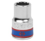 Головка торцевая стандартная двенадцатигранная 1/2, 13 мм KING TONY 433013M