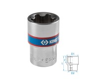 Головка торцевая TORX Plus 1/2, EP26, L = 45 мм KING TONY 433E26M